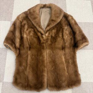 Switzer’s Genuine Mink Fur Shawl / Stole – Vintage Luxury